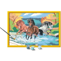 CreArt Kids 31x21cm : Horde de chevaux - Ravensburger