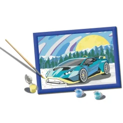 CreArt Kids 18x24cm : Lamborghini bleue - Ravensburger