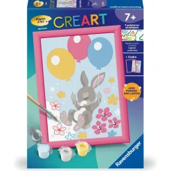 CreArt Kids 13x18cm : Lapin et ballons - Ravensburger