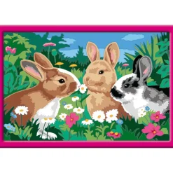 CreArt Kids 31x21cm : Lapins dans le pre - Ravensburger