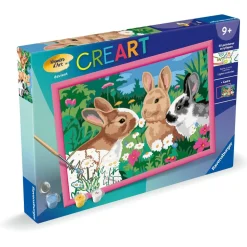 CreArt Kids 31x21cm : Lapins dans le pre - Ravensburger
