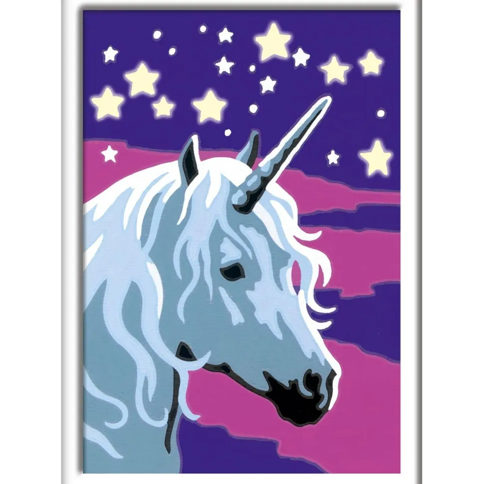 CreArt Kids 8x12cm : Licorne scintillante - Ravensburger