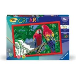 CreArt Kids 31x21cm : Perroquets colores - Ravensburger