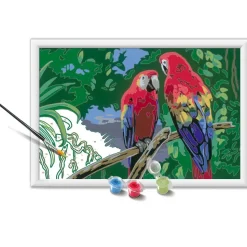 CreArt Kids 31x21cm : Perroquets colores - Ravensburger