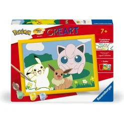 CreArt Kids 18x24cm : Portrait de groupe / Pokemon - Ravensburger