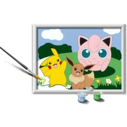 CreArt Kids 18x24cm : Portrait de groupe / Pokemon - Ravensburger