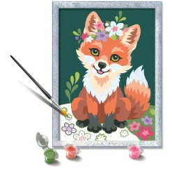 CreArt Kids 18x24cm : Renard fleuri - Ravensburger