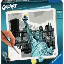 CreArt Peinture au numéro : Carré - New York City - Ravensburger