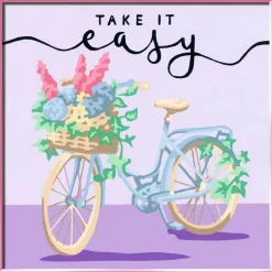 CreArt Peinture au numéro : Carré - Take it easy - Ravensburger