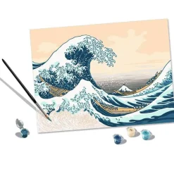 CreArt Peinture au numéro : Grand Format : La Grande Vague - Ravensburger