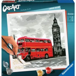 CreArt Peinture au numéro : Format Carré : Londres - Ravensburger