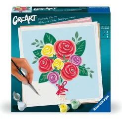 CreArt 20x20cm : Rose Bouquet - Ravensburger