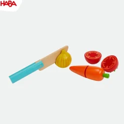 Creative Play – Set de légumes avec planche et couteau - Haba