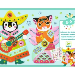 Créer avec des stickers : Brillants - Djeco
