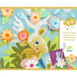 Créer avec du papier : Avec du buvard - Djeco