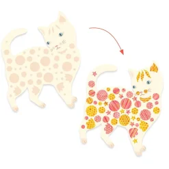 Créer avec du papier : Les jolis chats d’Elodie - Djeco