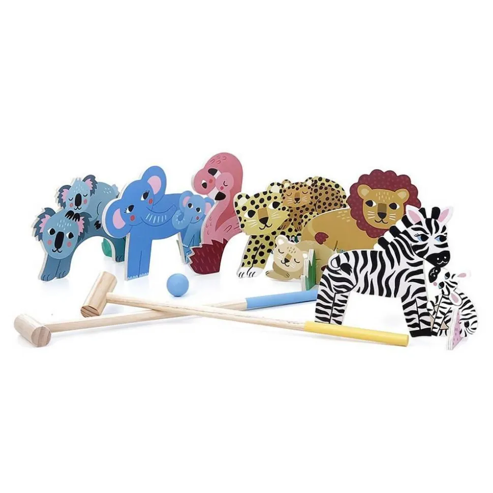Croquet en bois : Maman et bébé - Vilac