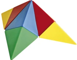 Cube magnétique de 24 pces avec 21 cartes de modèles - Eduplay