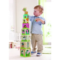 Cubes à empiler : A la campagne - Haba