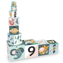 Cubes gigognes Les animaux, Michelle Carlslund - Vilac