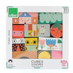 Cubes sonores en bois : Suzy Ultman - Vilac