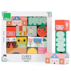 Cubes sonores en bois : Suzy Ultman - Vilac