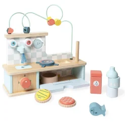 Cuisine en bois : Cuisine d'éveil multi-activité - Vilac