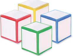 Dé avec 6 pochettes 15,5 cm set de 4 - Eduplay