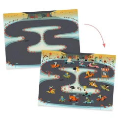 Décalcomanies : Asphalte - LES PETITS CADEAUX DES GRANDS - Djeco