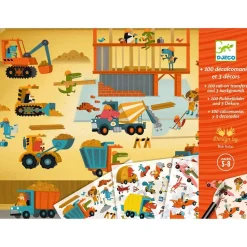 Décalcomanies : Asphalte - LES PETITS CADEAUX DES GRANDS - Djeco