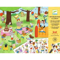 Décalcomanies : C'est la fête - LES PETITS CADEAUX DES GRANDS - Djeco