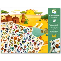 Décalcomanies : Savane, désert et pôle nord - Djeco