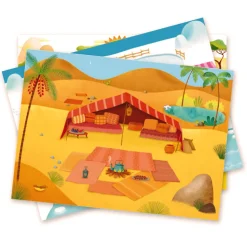 Décalcomanies : Savane, désert et pôle nord - Djeco