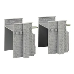 Décor ferroviaire - Pont en arc, 2 voies - Faller