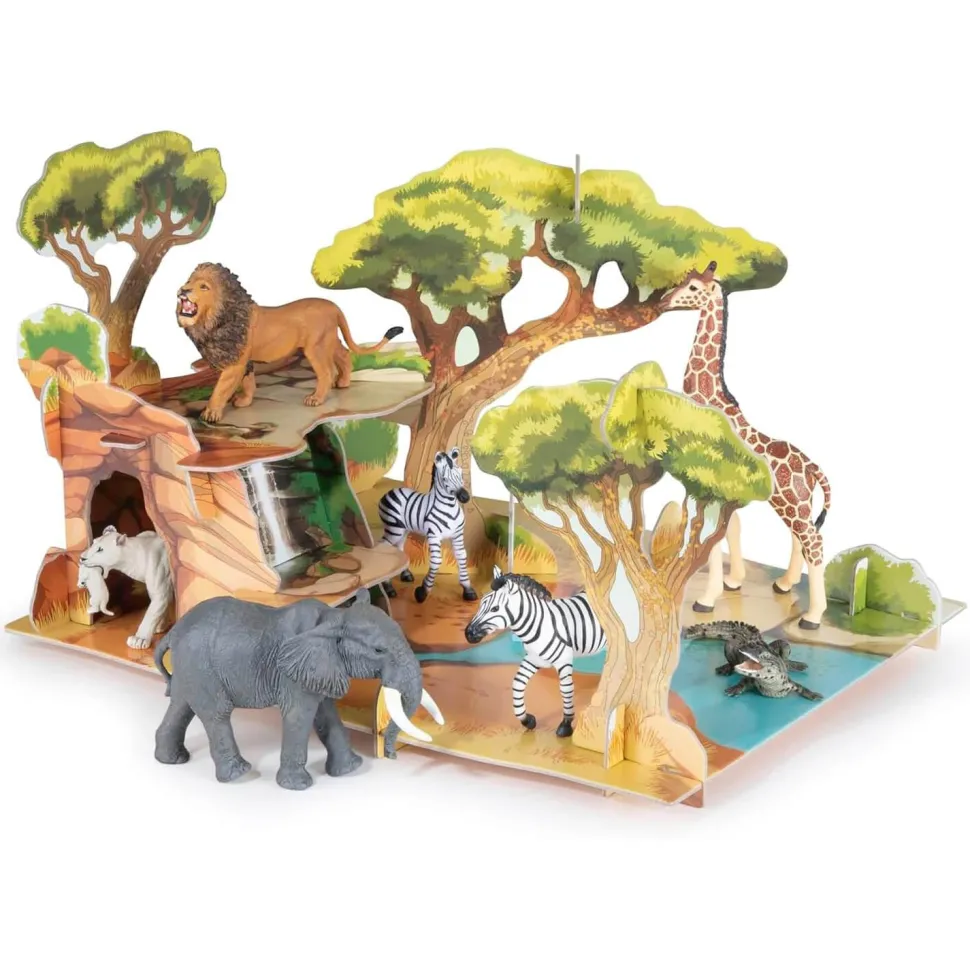 Décor pour figurines : la Savane - Papo