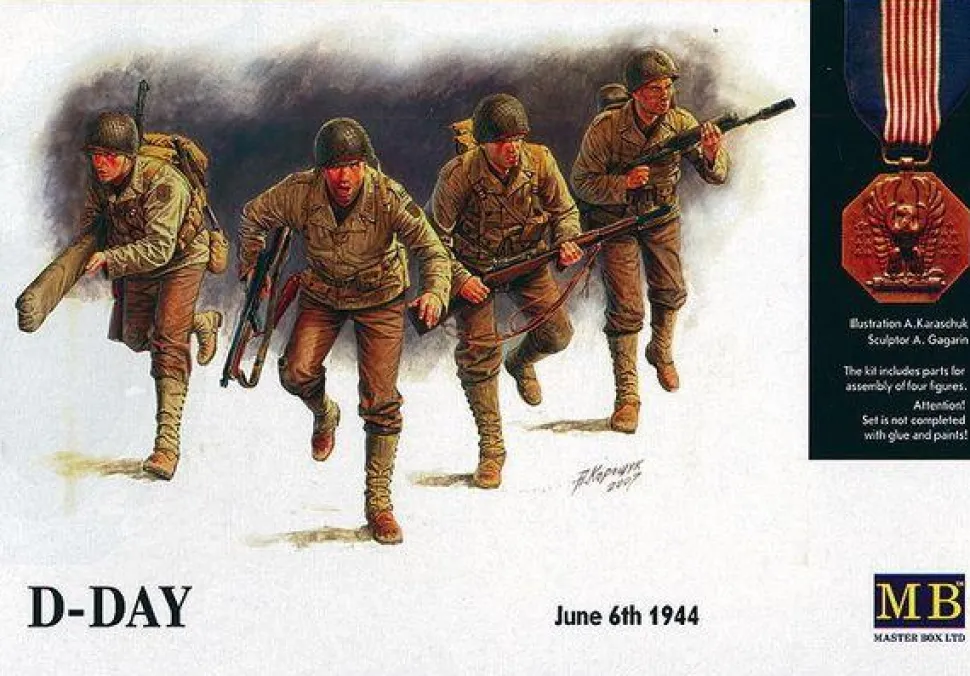 D-Day June 6th 1944 - 1:35e - Master Box Ltd. - Master Box