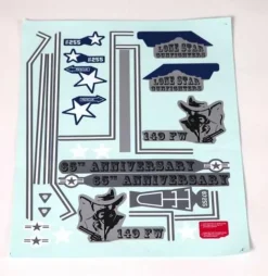 Decal Set: F-16 Falcon 64mm EDF - E-flite