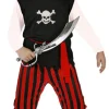 Deguisement Enfant Le Pirate Jambes Rouges - RueDeLaFete