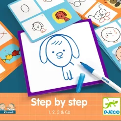 Dessin pas à pas : 1, 2, 3 & Co - Djeco