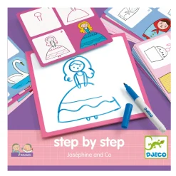 Dessins pas à pas : Joséphine & Co - Djeco