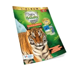Défis Nature protect : Album rangement tigre - Bioviva