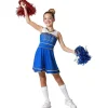 Déguisement Cheerleader Bleu - Fille - RueDeLaFete