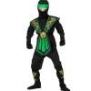 Déguisement Combat Ninja Vert - Enfant - RueDeLaFete