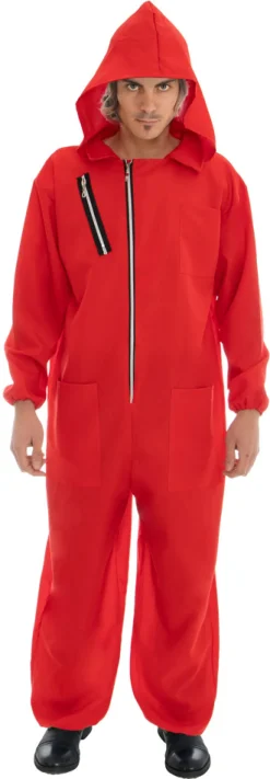 Déguisement De Braqueur - Rouge - Mixte - RueDeLaFete