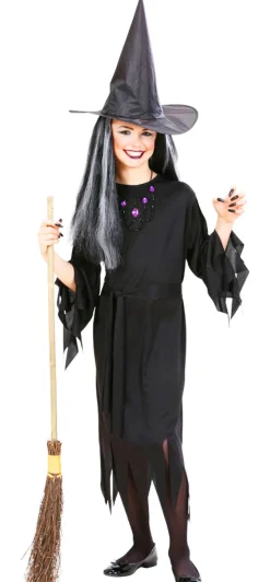 Déguisement De Petite Sorcière - Noir - RueDeLaFete