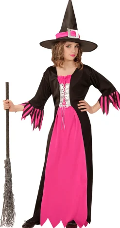 Déguisement De Petite Sorcière - Rose - RueDeLaFete
