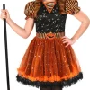 Déguisement De Sorcière - Orange - Enfant - RueDeLaFete