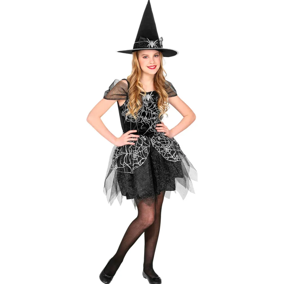 Déguisement De Sorcière Araignée - Noir - Enfant - RueDeLaFete
