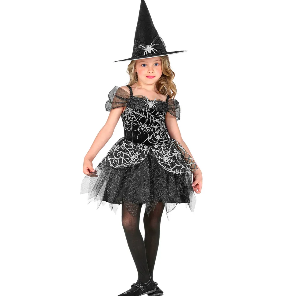 Déguisement De Sorcière Araignée - Noir - Enfant - RueDeLaFete