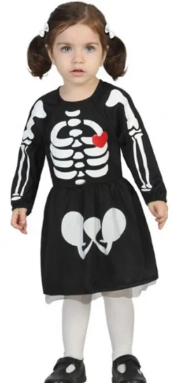 Déguisement de Squelette - Bébé Fille - RueDeLaFete